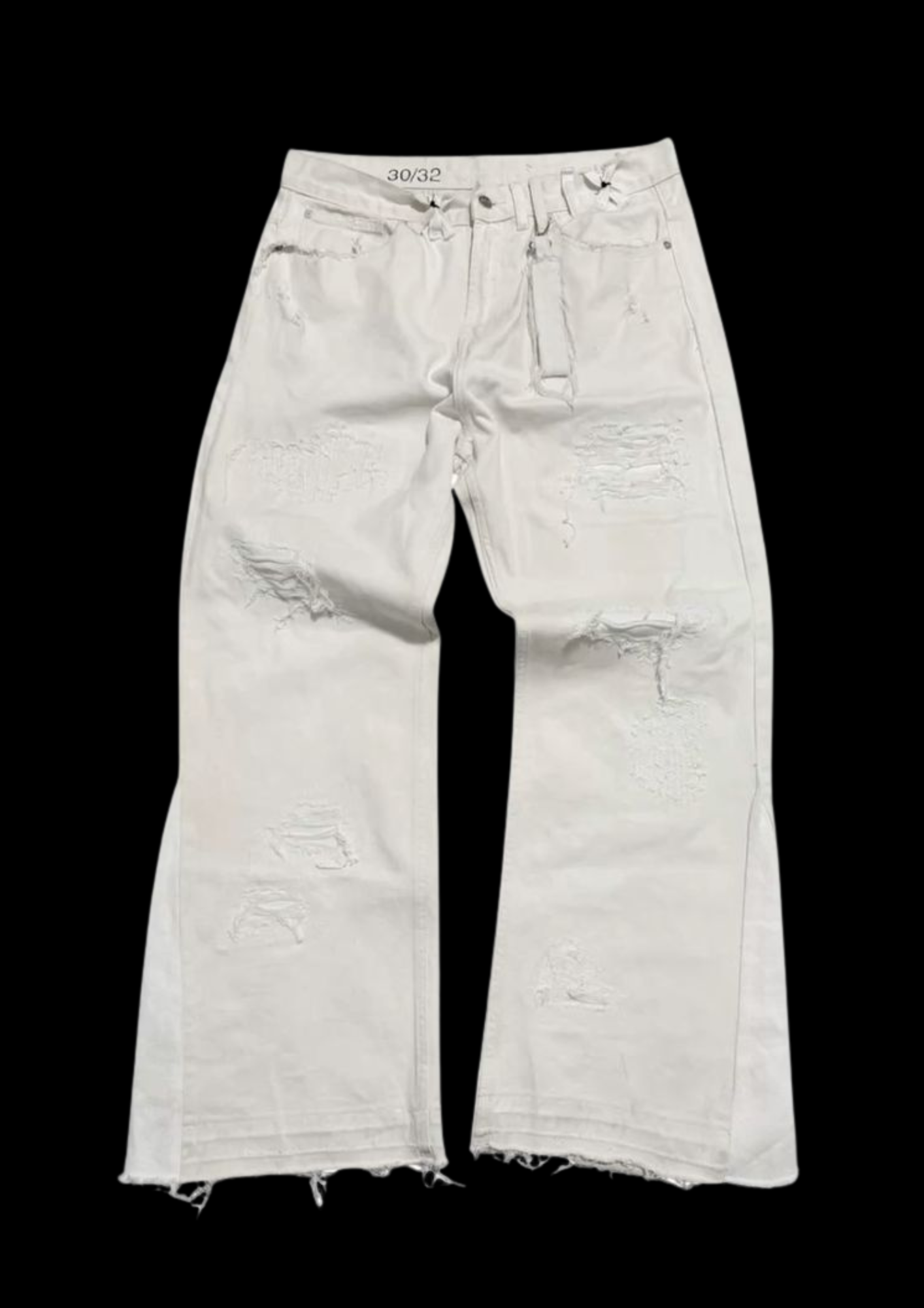 'SN0WSTORM' FLARED JEANS ♰