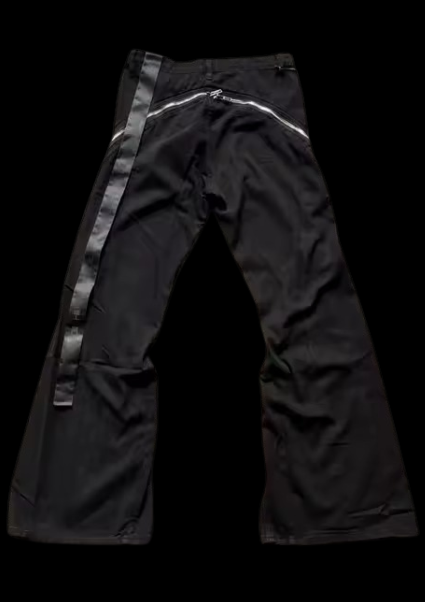 'Z!PPED' FLARED JEANS ♰