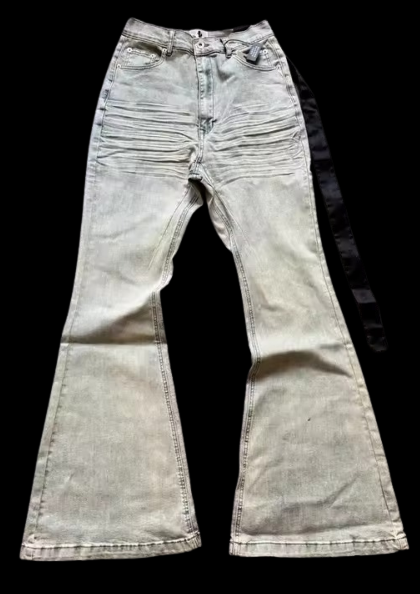 'SANDWASH' FLARED JEANS ♰