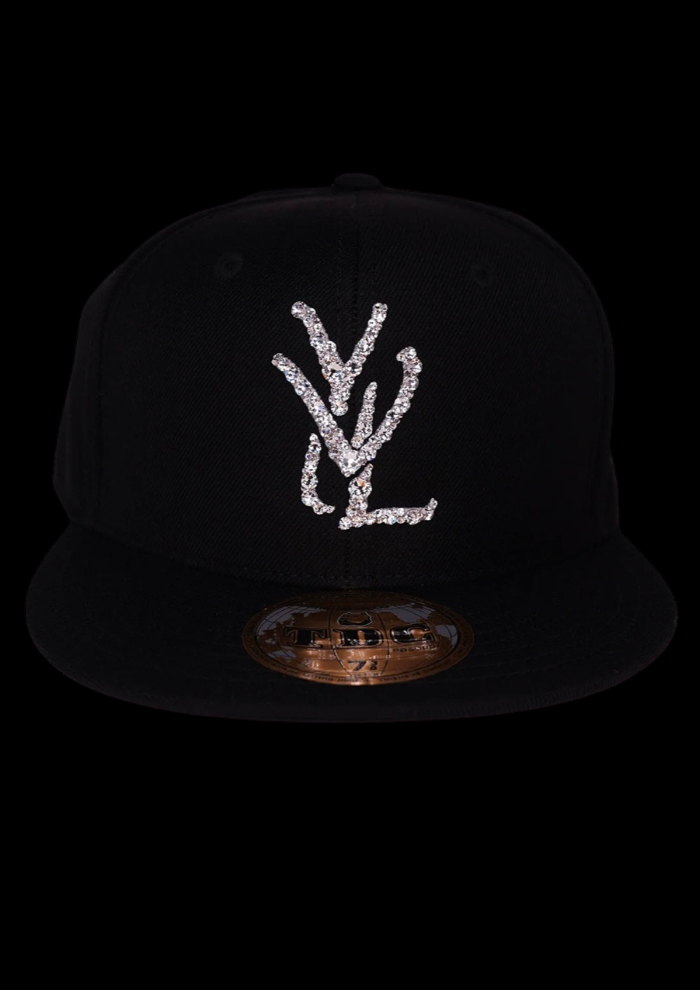 'YVL' RHINESTONE CAPS ♱