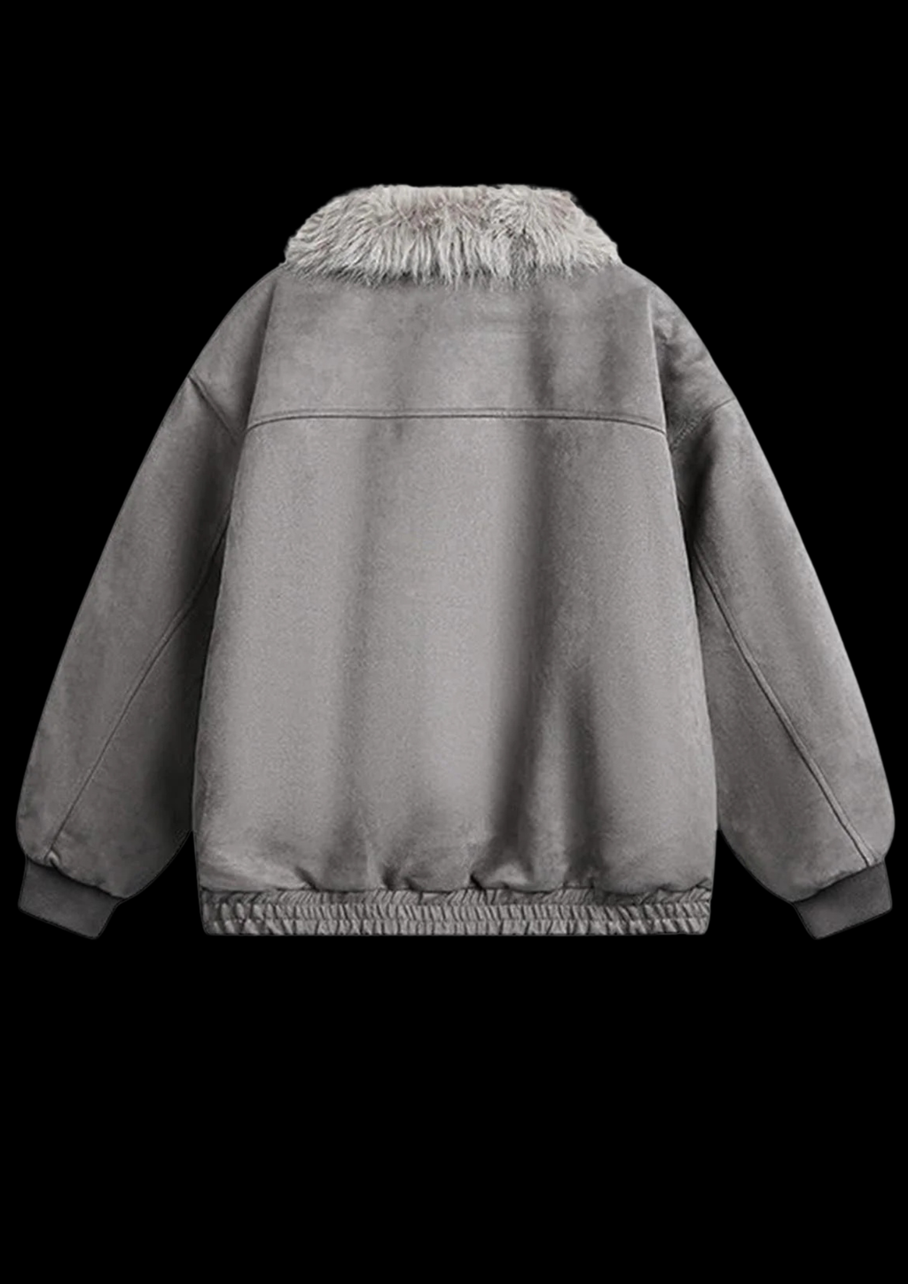 'VINTAGE FAUX FUR' BOMBER JACKET' ♰