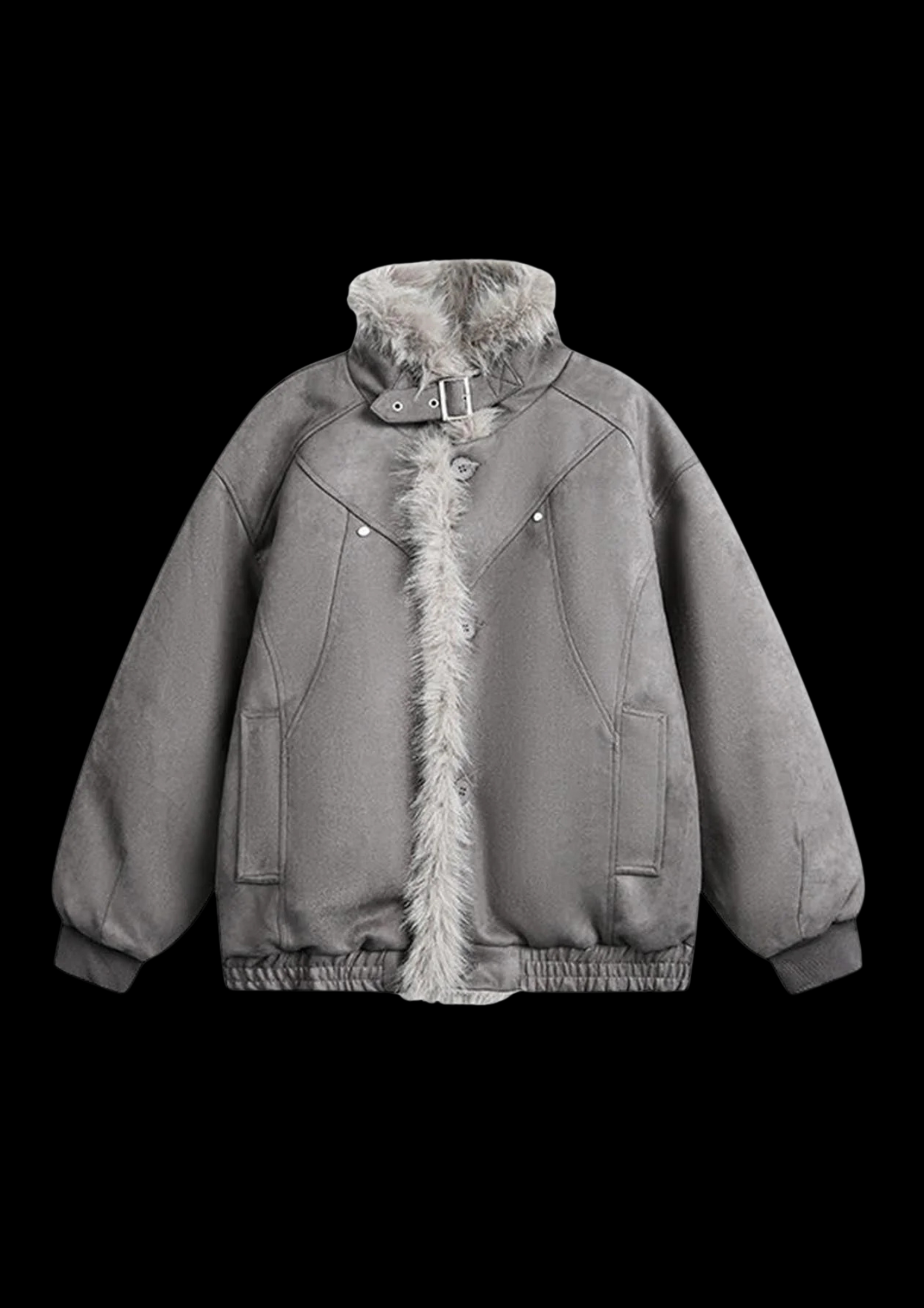 'VINTAGE FAUX FUR' BOMBER JACKET' ♰