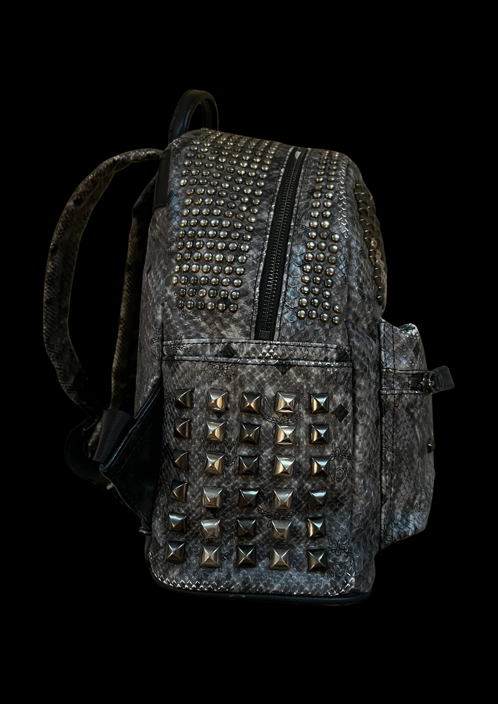 'MCM SNAKESKIN' BACKPACK ♰