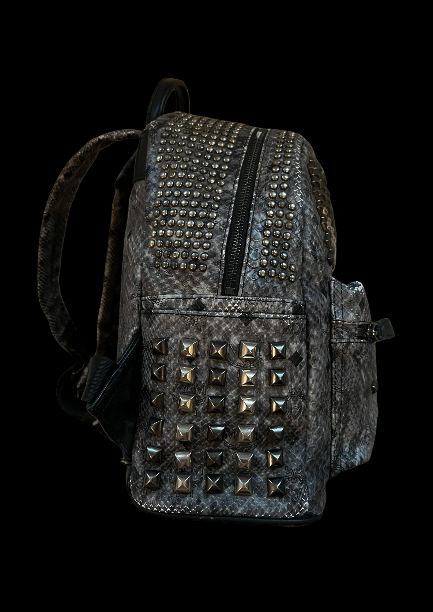 'MCM SNAKESKIN' BACKPACK ♰