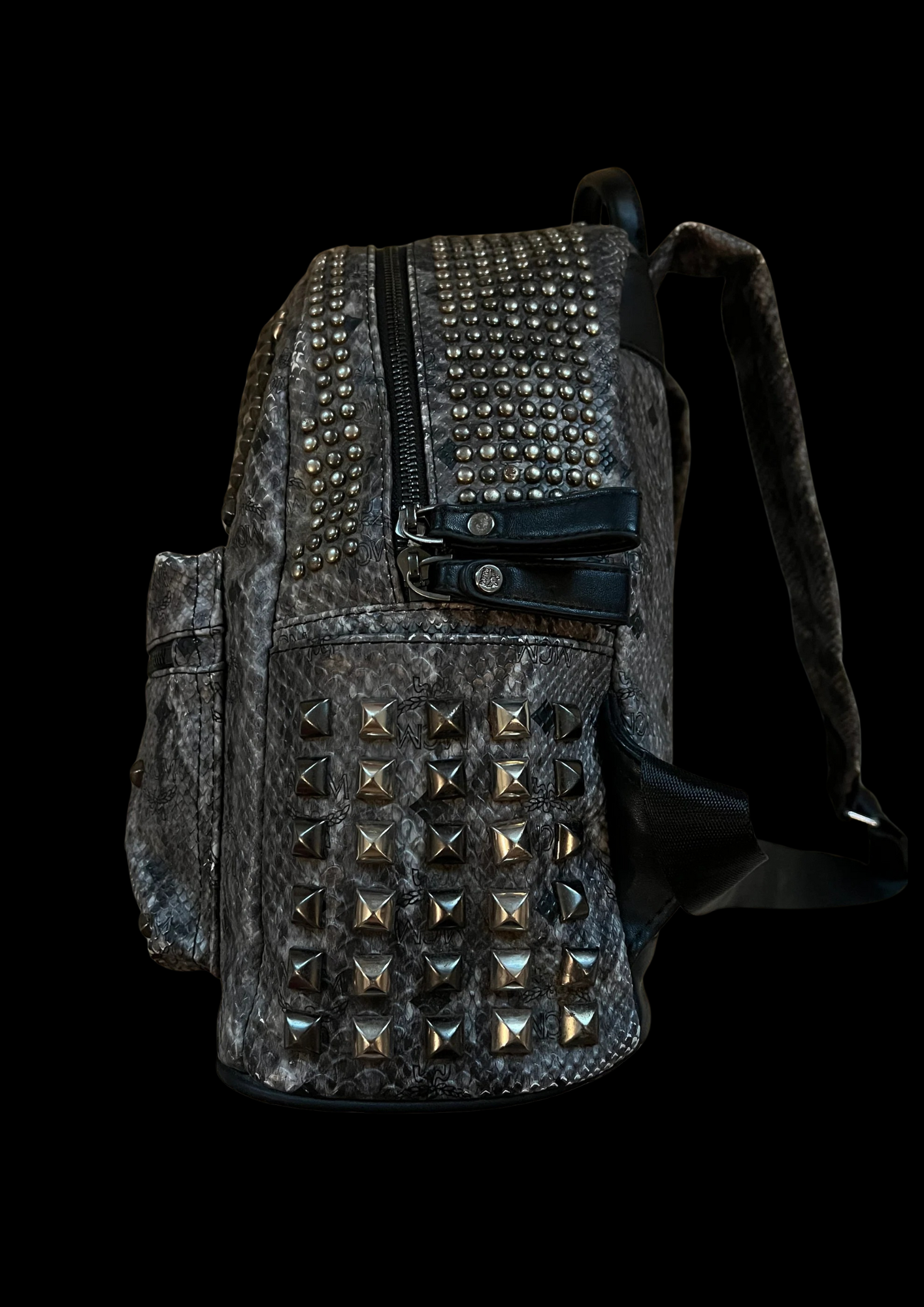 'MCM SNAKESKIN' BACKPACK ♰