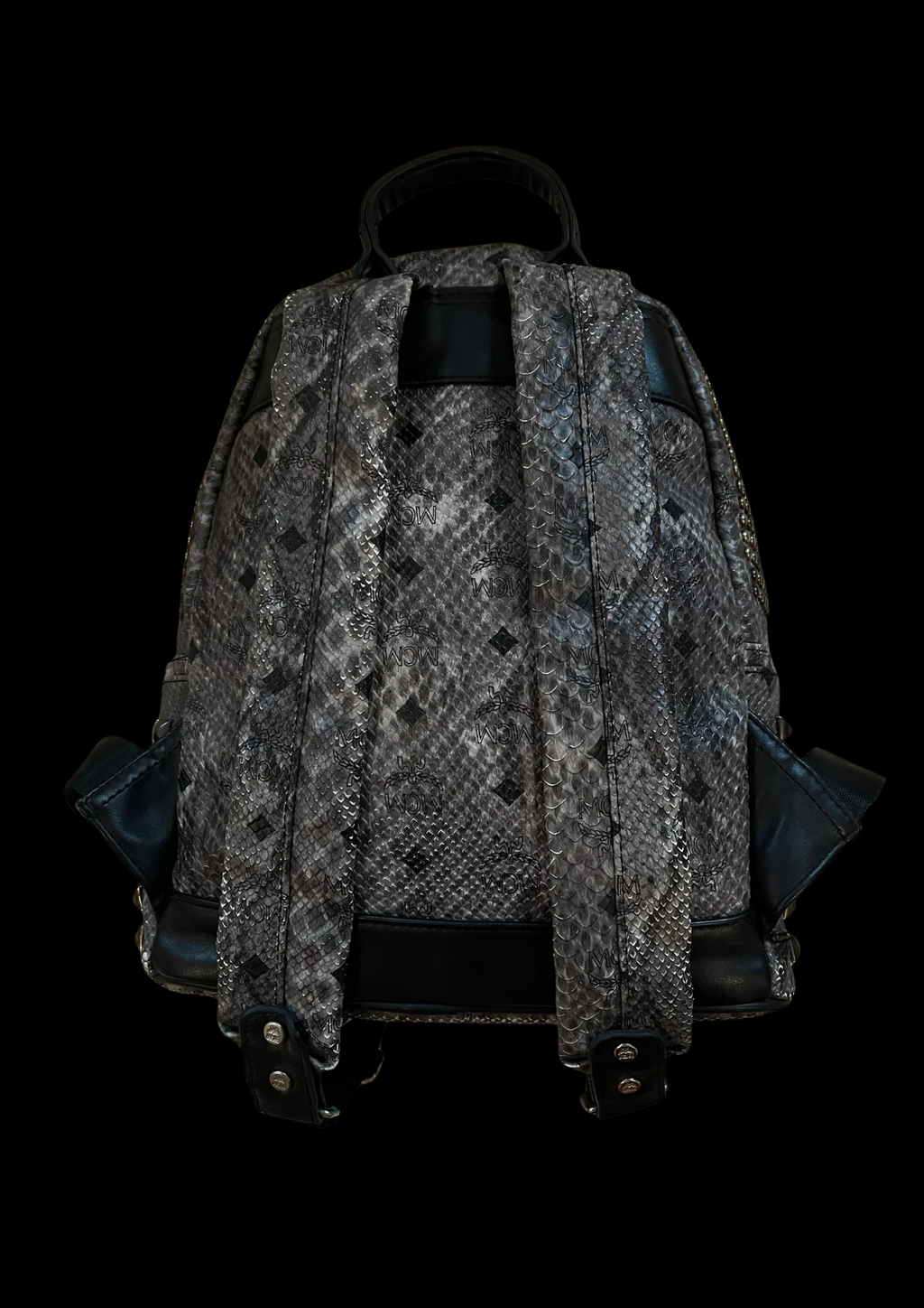 'MCM SNAKESKIN' BACKPACK ♰